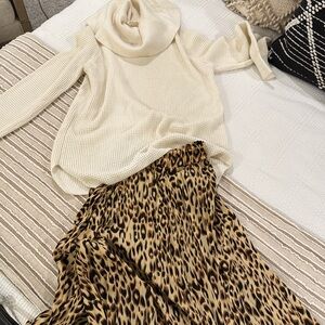 MK knit cream sweater